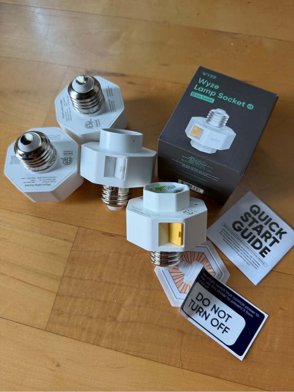 Wyze Lamp Socket Adapters 1- v2 and 3-v1